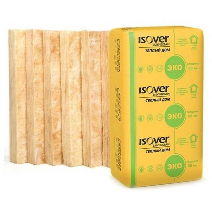 Утеплитель Isover Изовер Тёплый Дом Плита 50х610х1170 в Тайцах